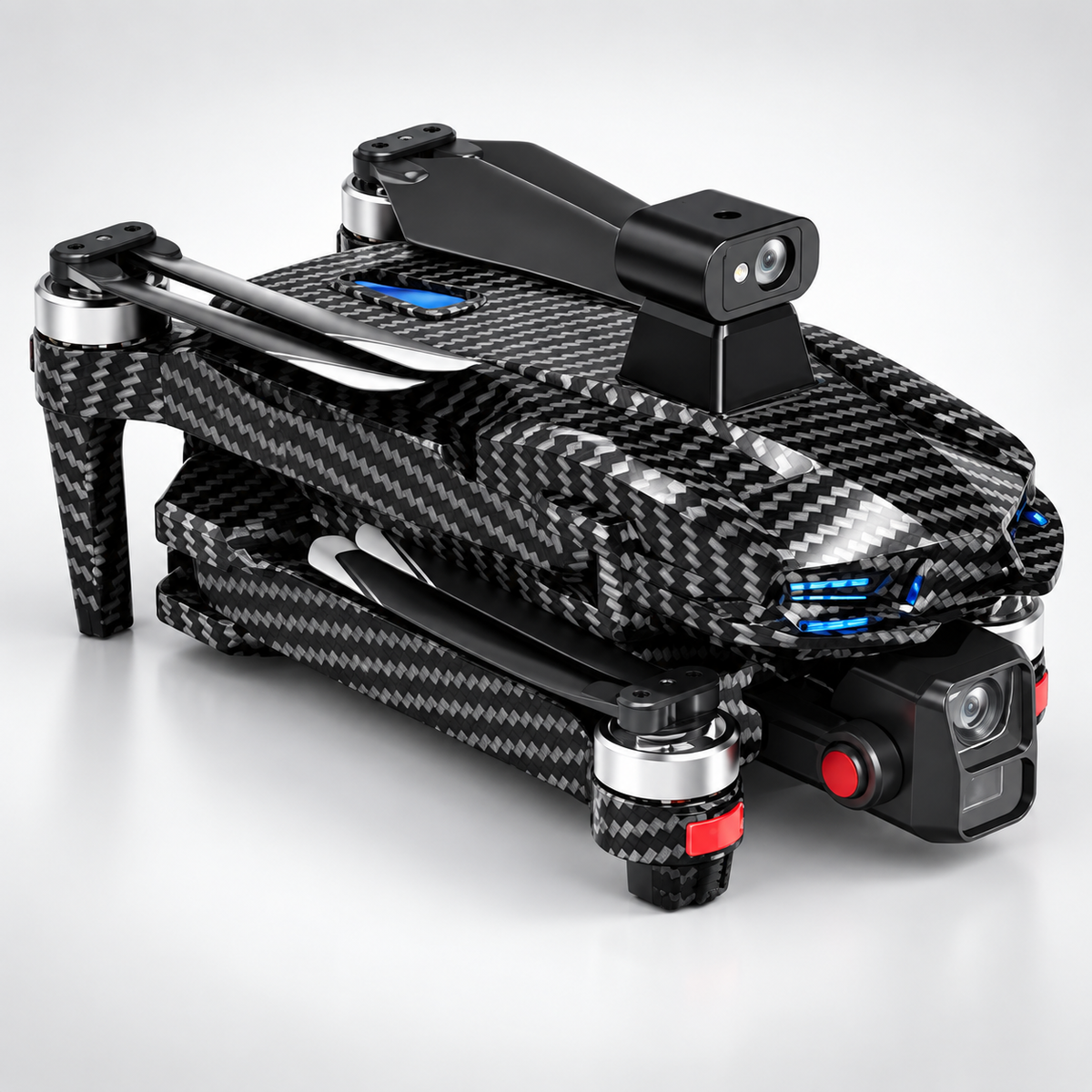 Drone AE60 4K com Fotos 8K, Gimbal 3 Eixos e Estrutura em Fibra de Carbono — Volar