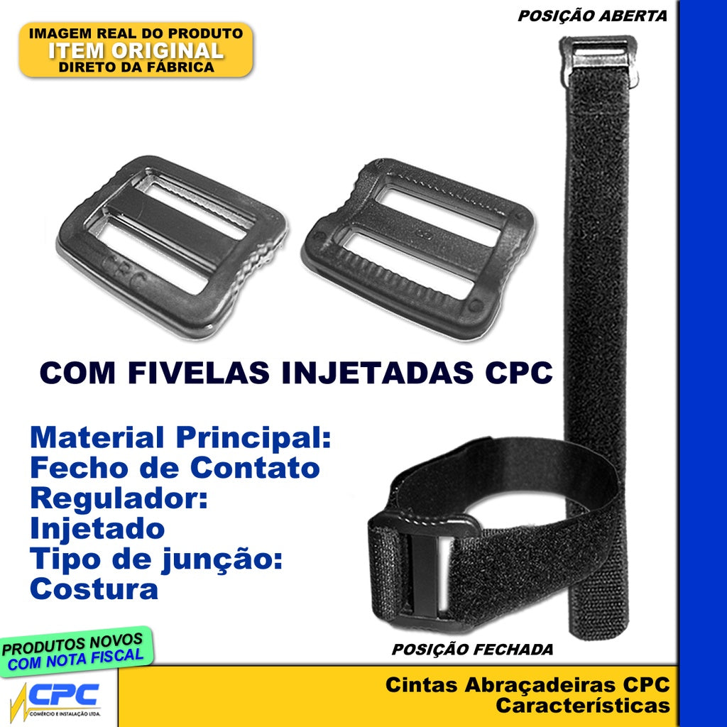 Cinta Strap 25 × 340 mm para Bateria de Drone — Kit com 2 Unidades | Volar