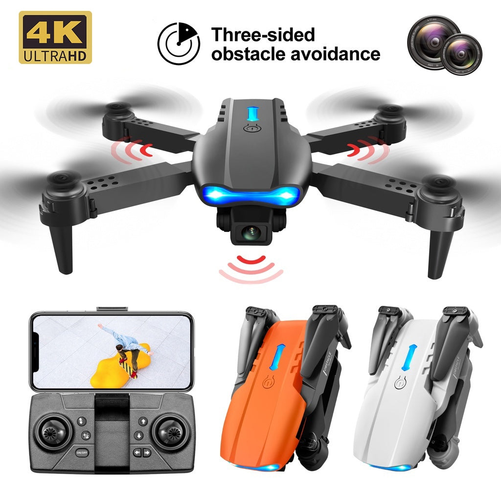 Drone E99 Dobrável 4K com Câmera Dupla para Iniciantes — Primeiro Voo Volar