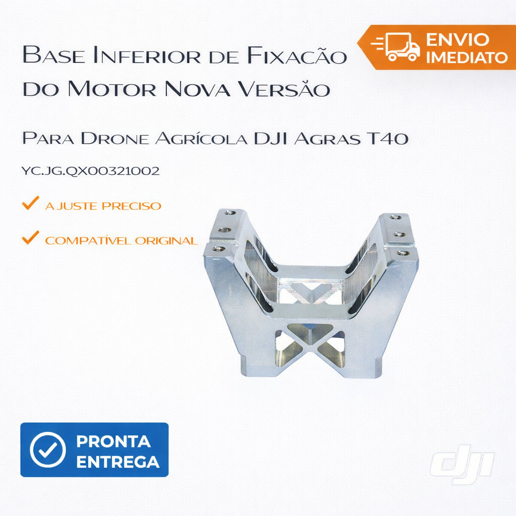 Base Inferior de Fixação do Motor DJI Agras T40 YC.JG.QX00321002 — Reposição