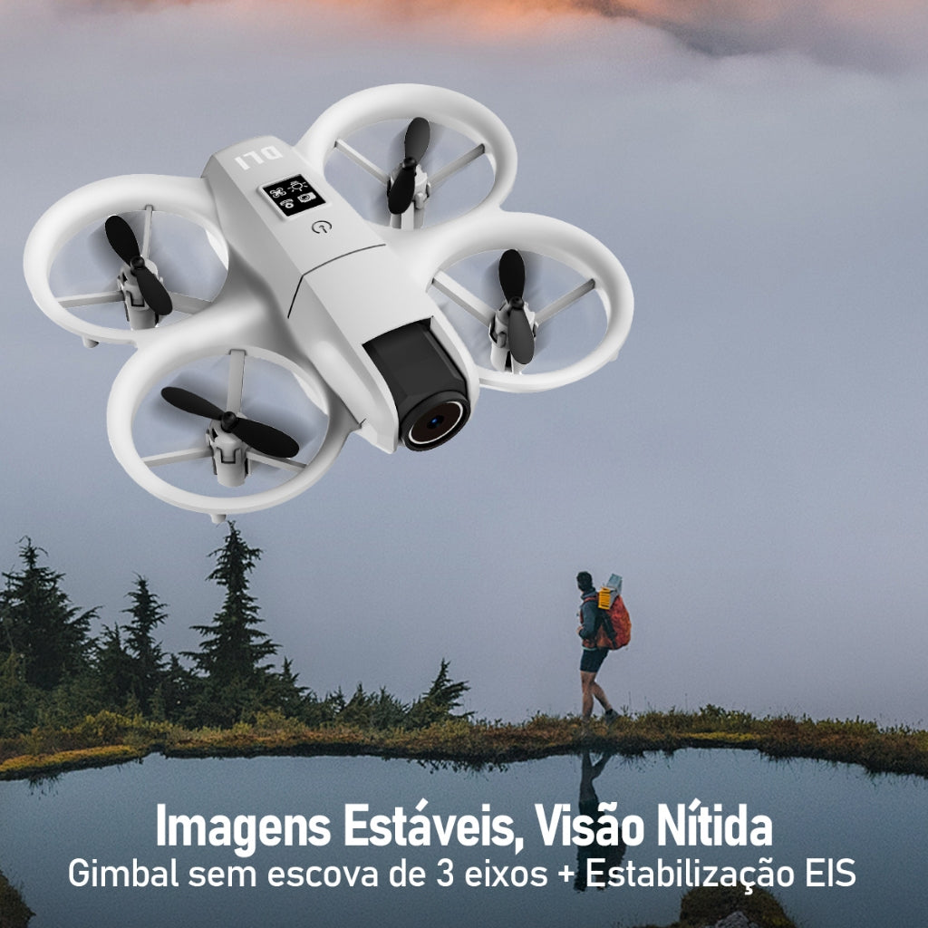 Mini Drone Neo 4K FPV com Fluxo Óptico, Câmera Dupla e 2 Baterias — Volar