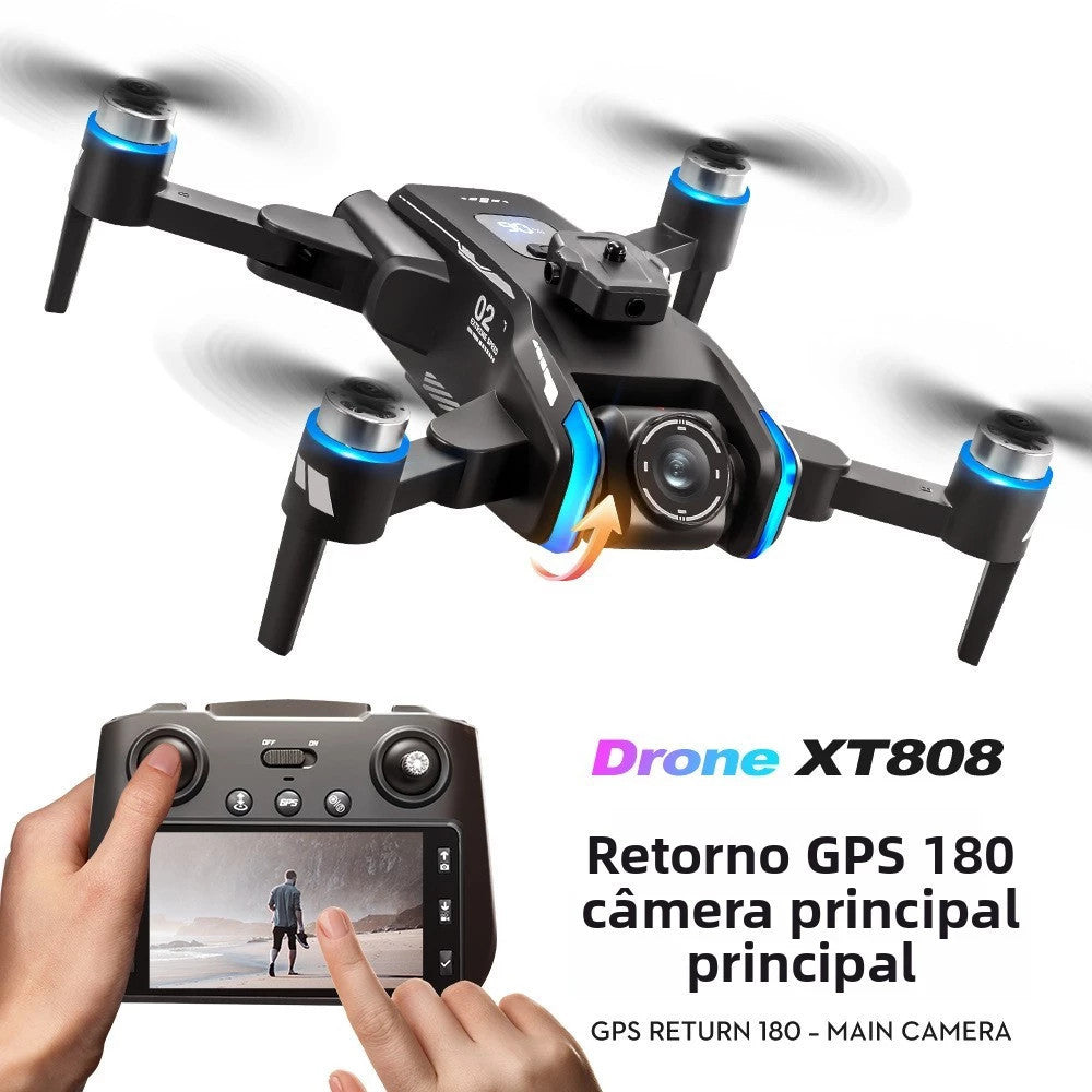 Drone XT808 GPS com Tela no Controle e Motor Brushless — Próximo Nível Volar