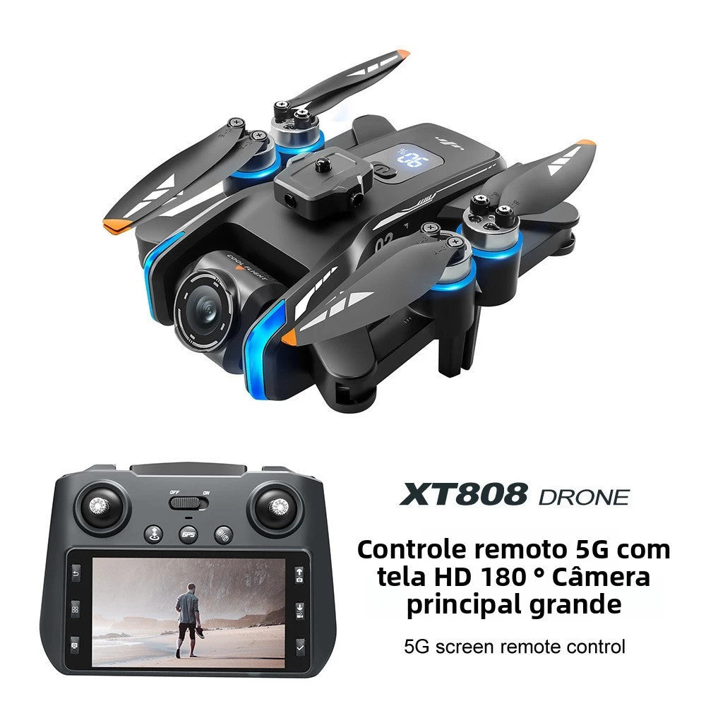 Drone XT808 GPS com Tela no Controle e Motor Brushless — Próximo Nível Volar