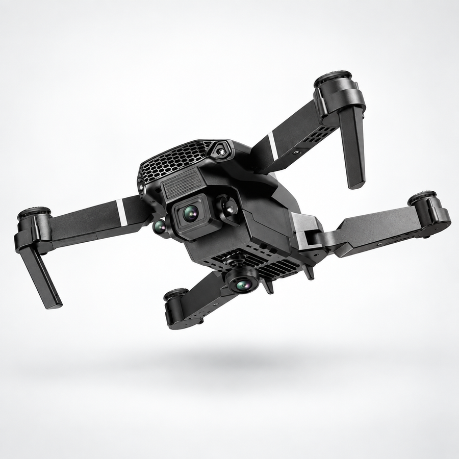 Drone E88 4K com Câmera Dupla FPV, Bolsa e Controle Remoto — Volar