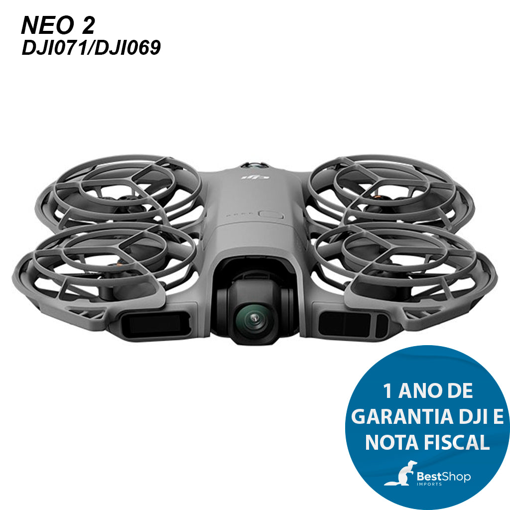 Drone DJI Neo 2 Standard ou Fly More Combo — Alta Performance Volar