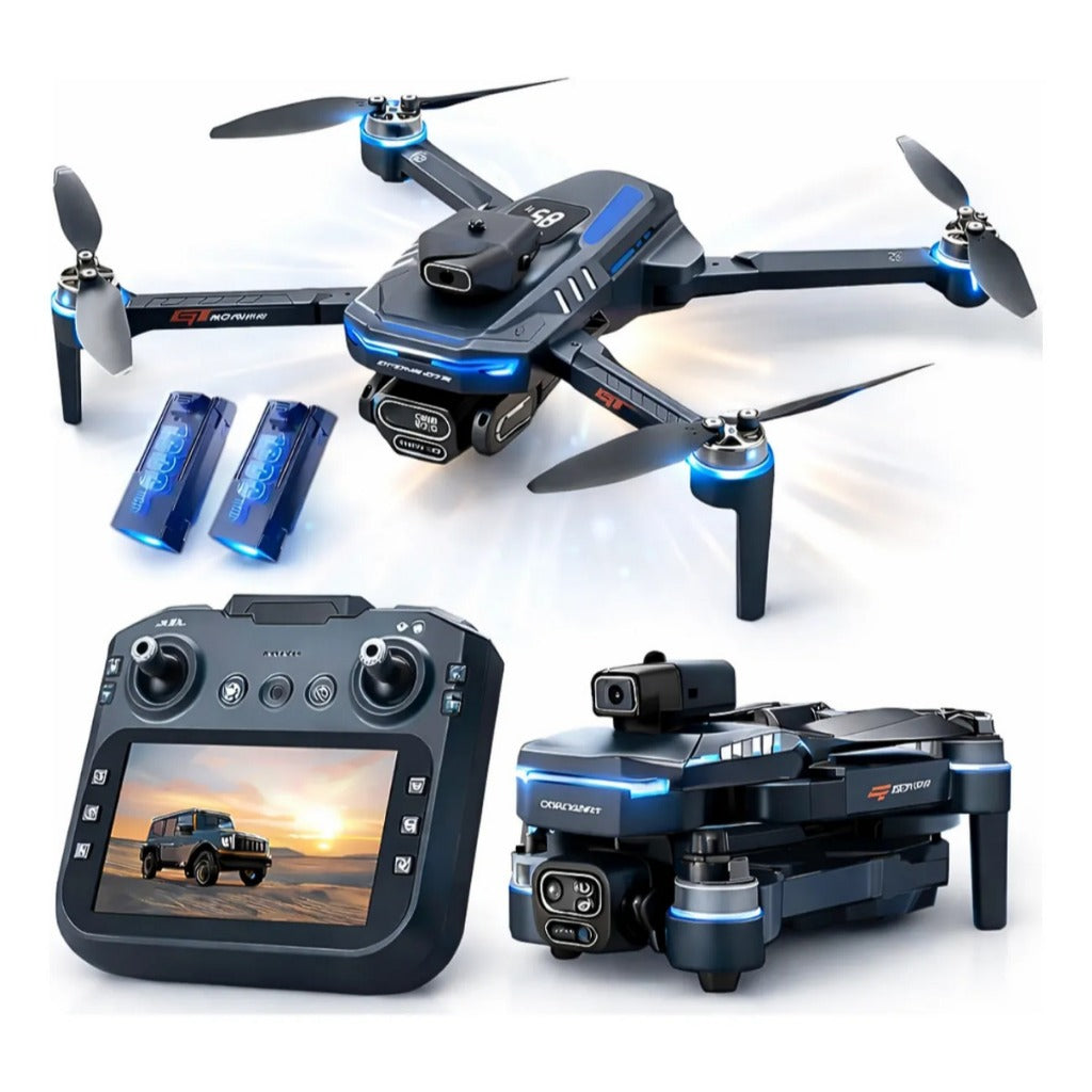 Drone GT8 4K com Tela no Controle, 2 Baterias e Bolsa de Transporte — Volar